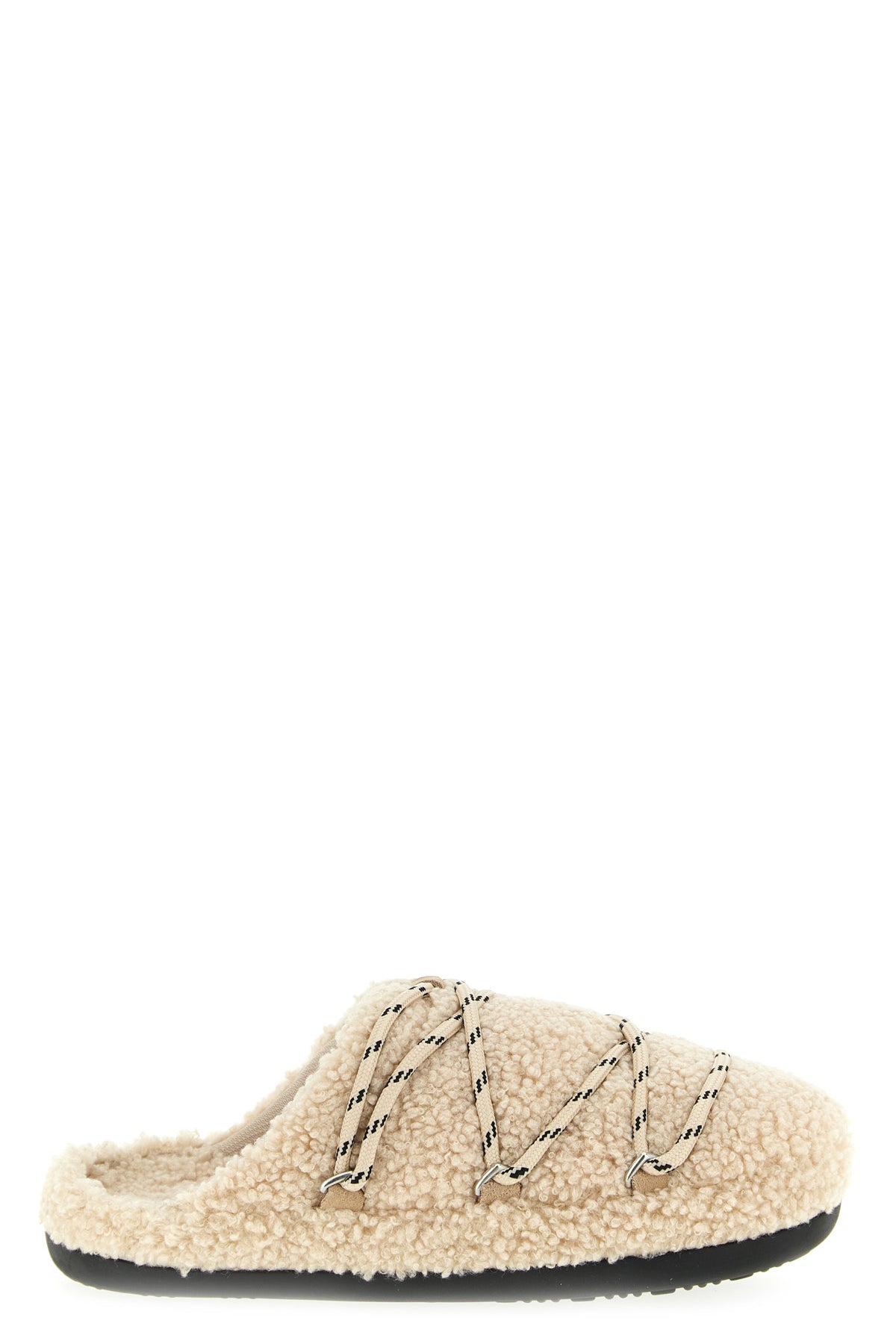 MOON BOOT 37 teddy slipper teddy fur mules
