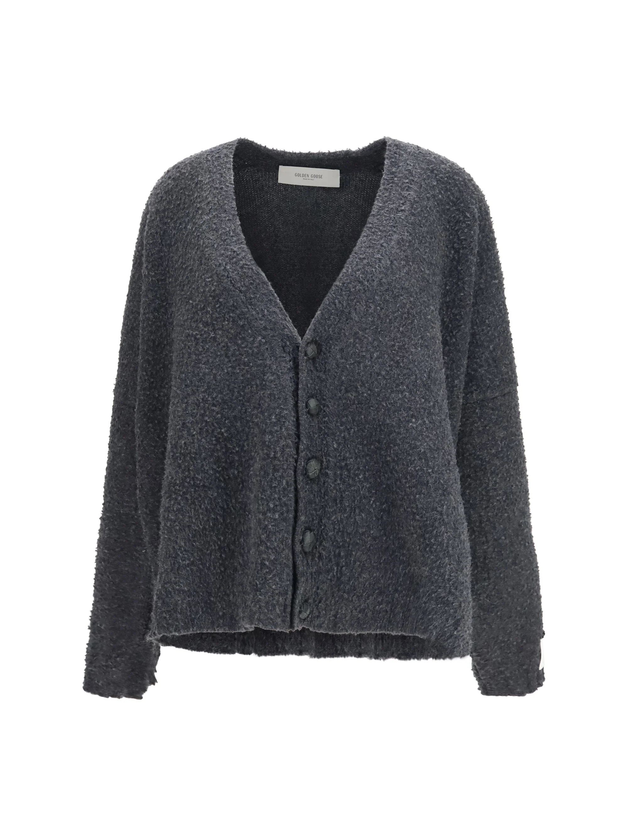 GOLDEN GOOSE M-L casentino-effect wool cardigan