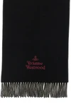 the vivienne westwood pure wool scarf is an essential accessory