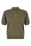 cotton knit polo shirt