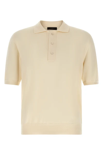 cotton knit polo shirt