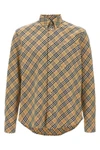 check print cotton shirt