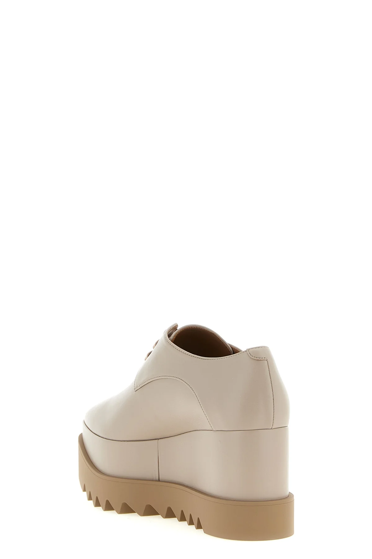 the stella mccartney elyse lace-up shoe stands out for its bold silhouette and