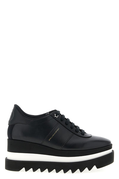elyse sneakers in leather-effect fabric