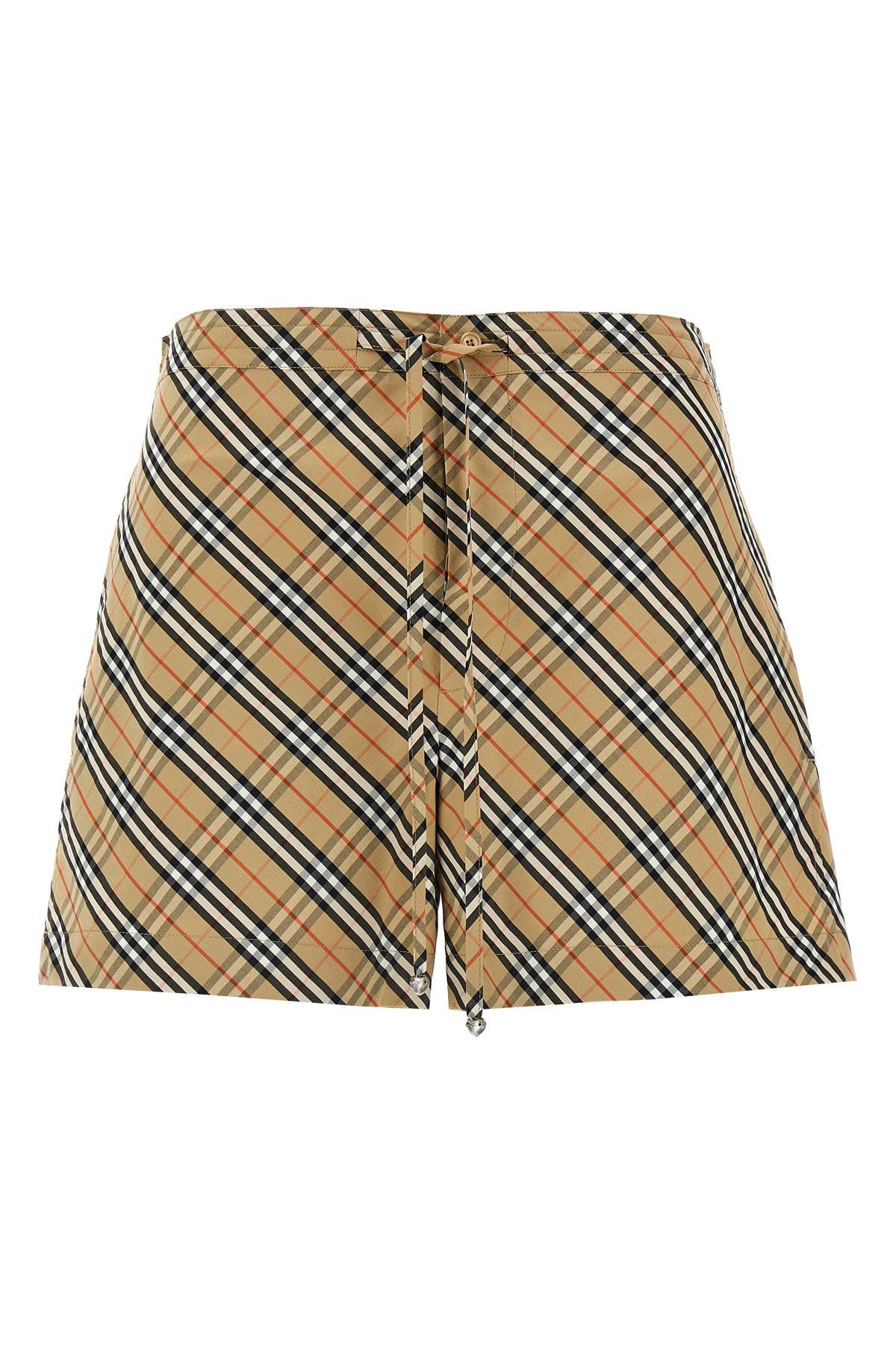BURBERRY 4 check print cotton shorts