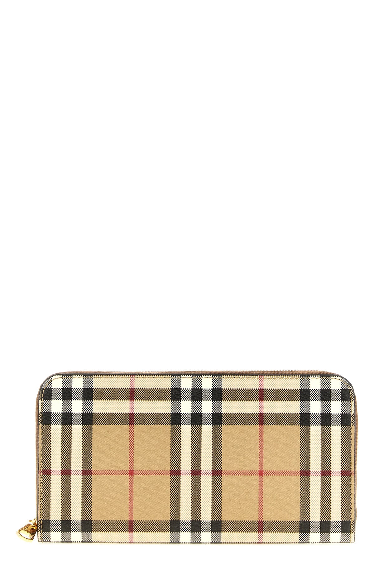 BURBERRY OS burberry check print elmore cotton blend wallet