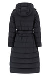padded and quilted trench coat