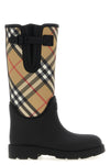 marsh stamp boots in rubber and nylon blend woven