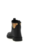 marsh stamp ankle boots in rubber and nylon blend woven