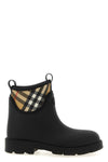 marsh stamp ankle boots in rubber and nylon blend woven