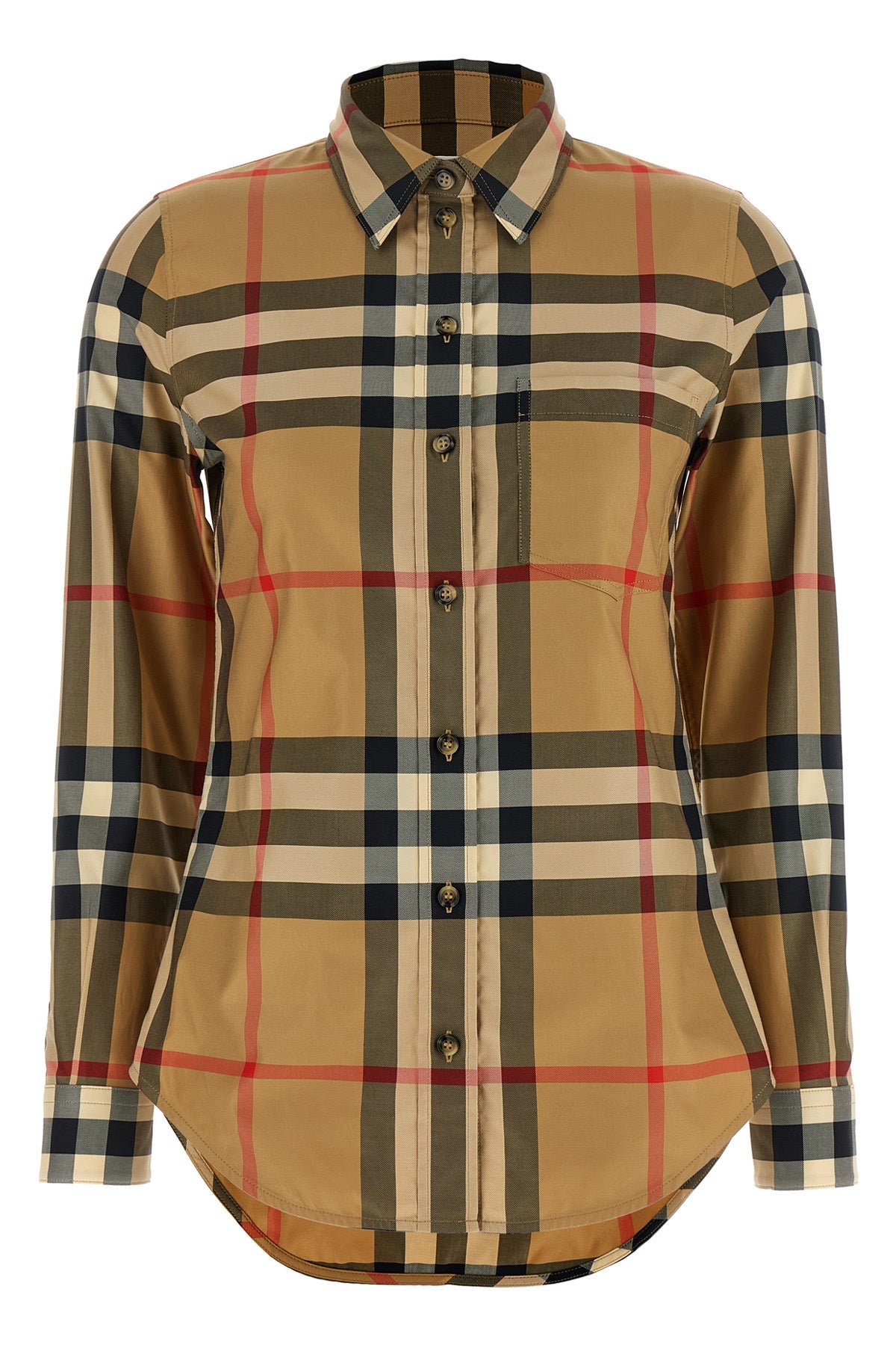 BURBERRY 6 lapwing cotton twill shirt woven