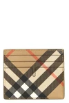 burberry check print fabric sandon cardholder