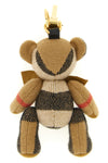 burberry check cashmere orsetto thomas keyring