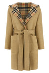 reversible hampshire solid colour boiled wool coat