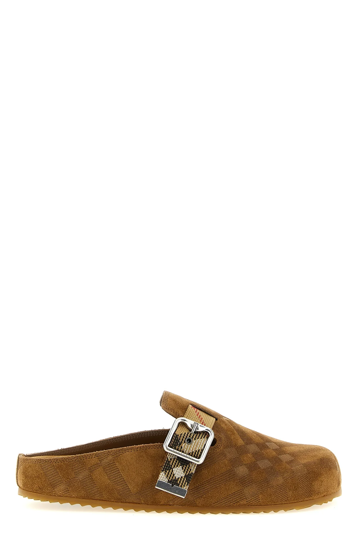 the burberry urchin sabot redefines the concept of slip-on footwear through meti