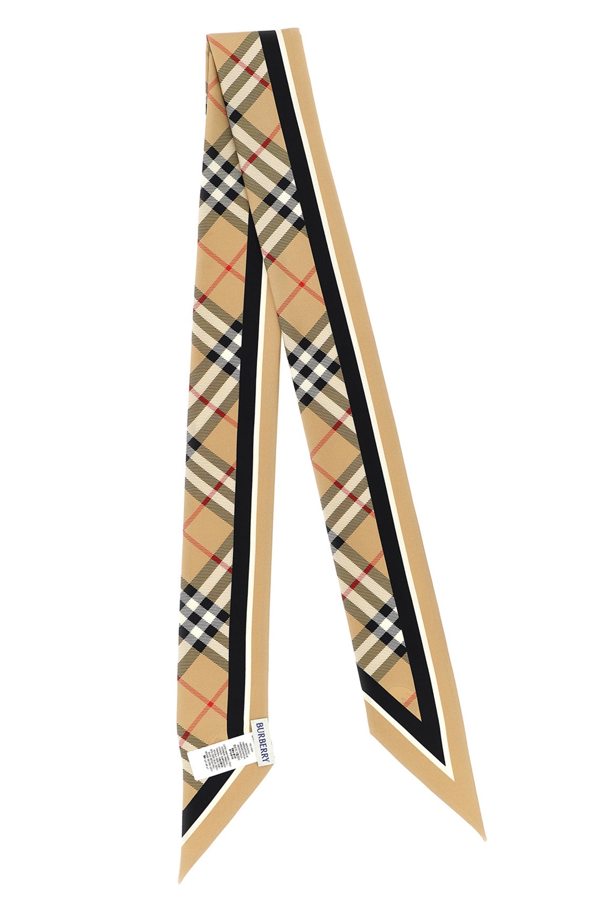 BURBERRY OS bandeau in silk twill woven