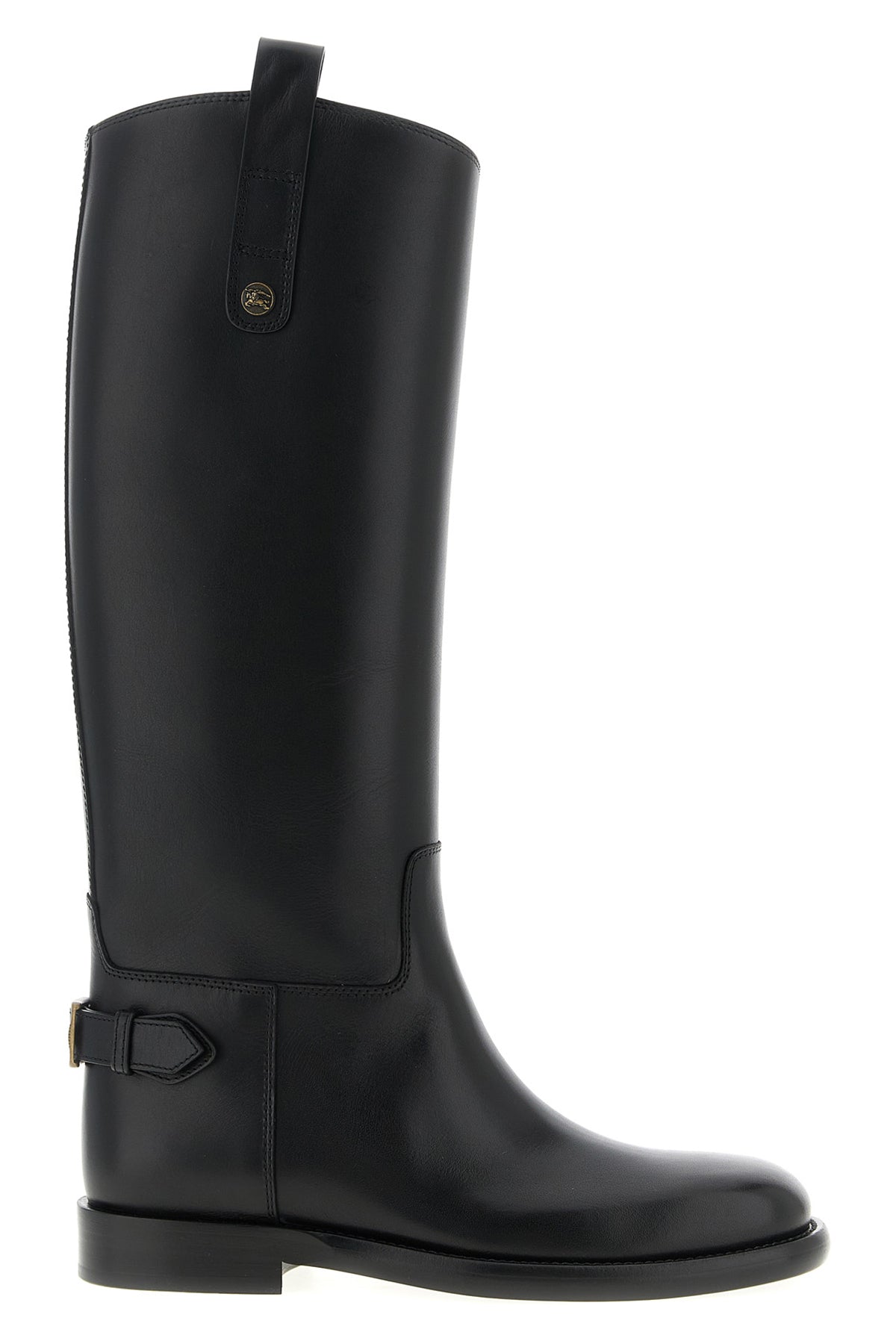 BURBERRY 37 cavalier smooth calf leather boots