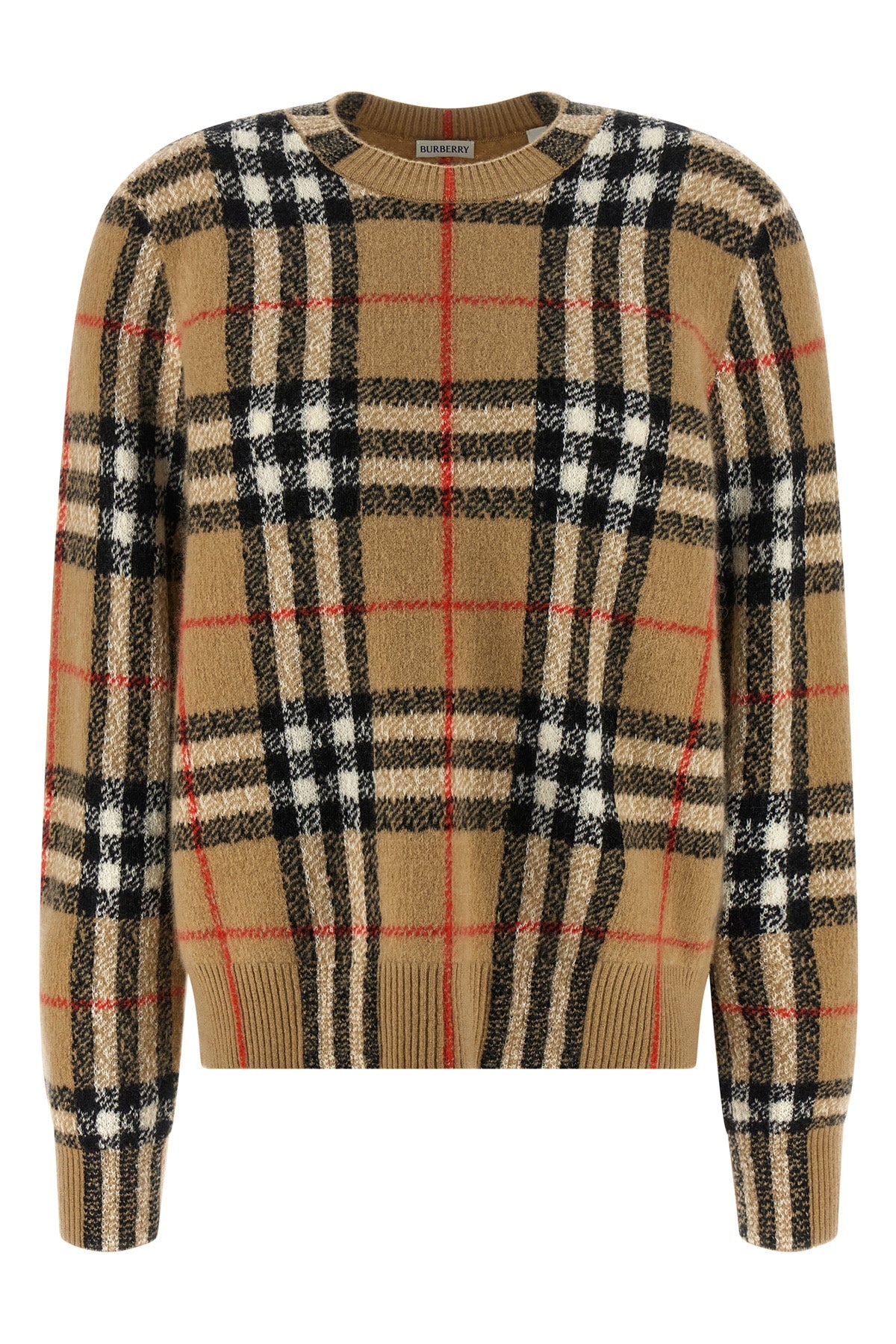 BURBERRY L double face wool and cashmere constance sweater