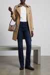 double-breasted chelsea medium cotton trench coat