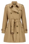 double-breasted chelsea medium cotton trench coat