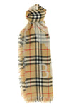 mulberry wool and silk blend scarf woven in burberry check