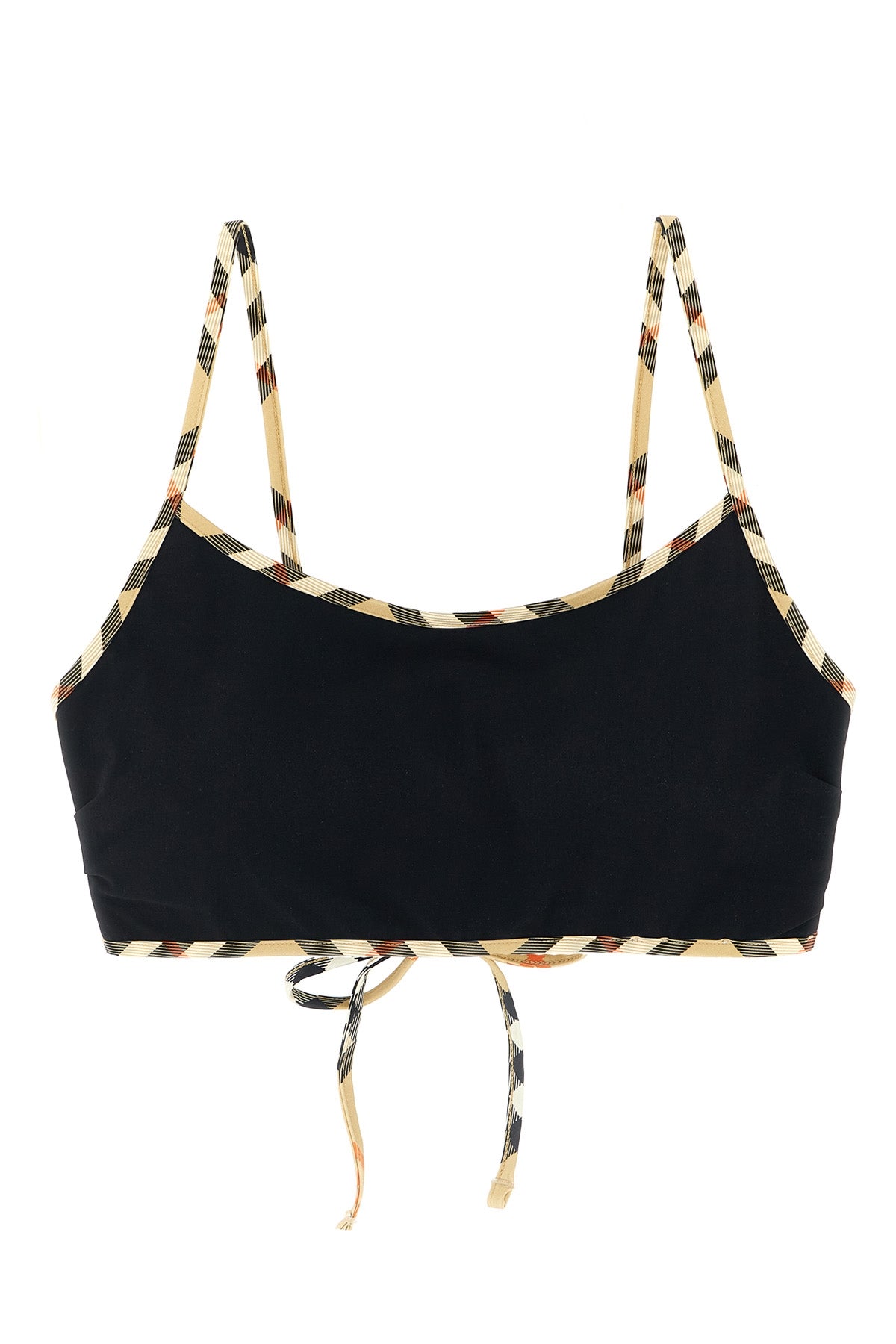 BURBERRY M starla stretch nylon bikini top