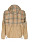 burberry check degradé viscose newport windbreaker