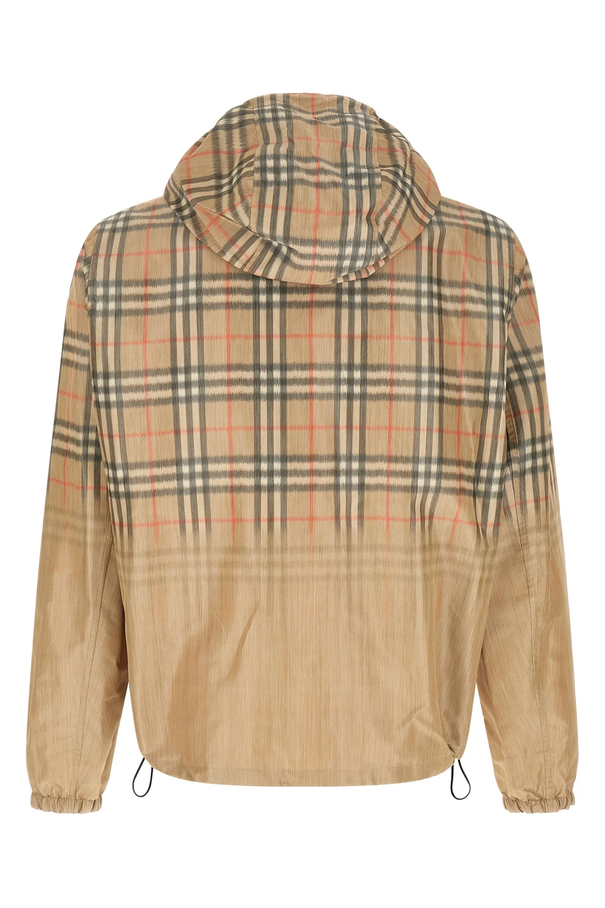burberry check degradé viscose newport windbreaker