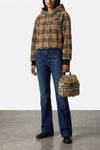 horseshoe mini? quilted nylon backpack woven