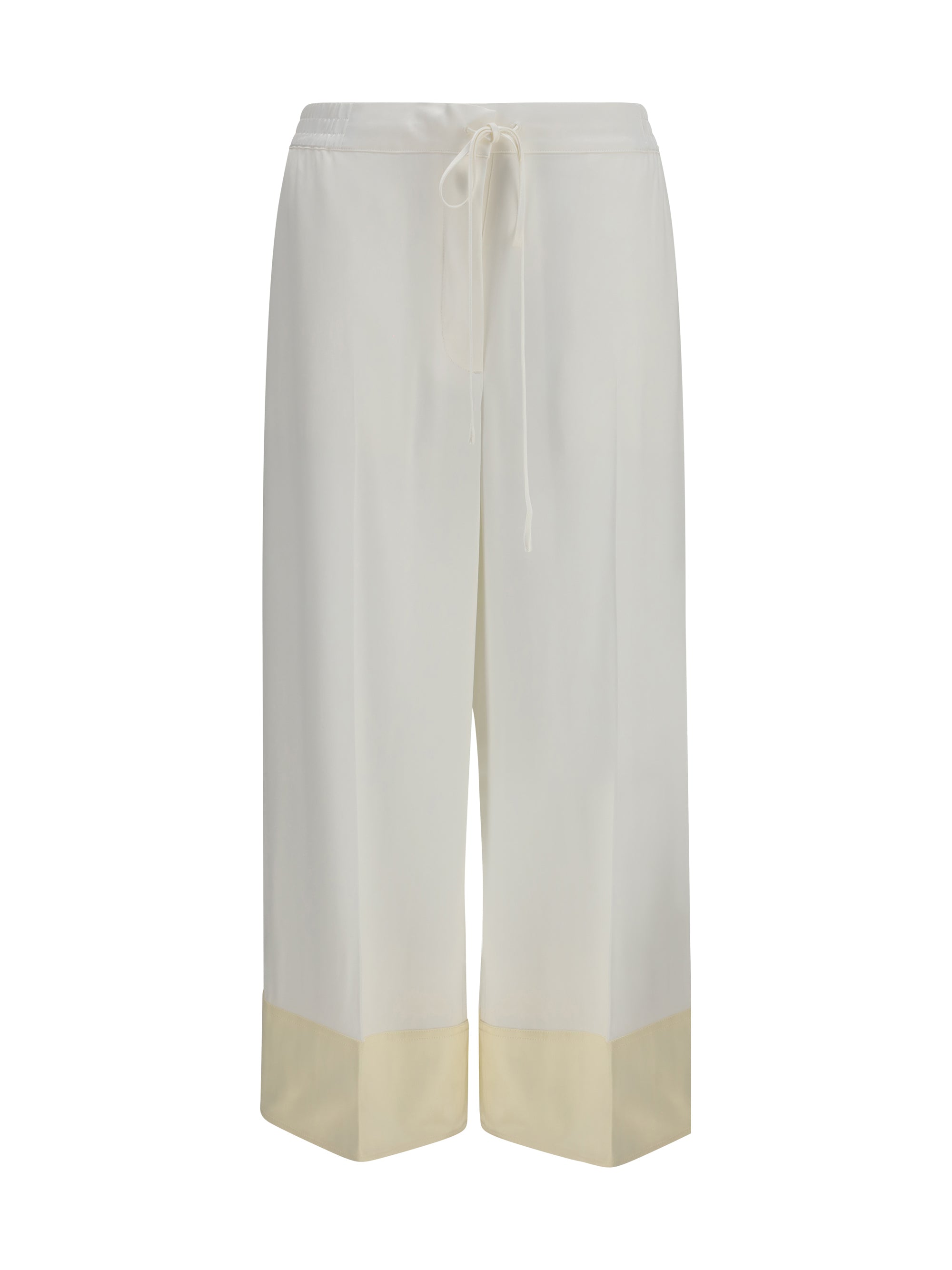 TOTEME 34 drawstring satin pants