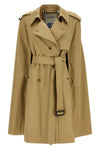 bellemont double-breasted burberry check cape