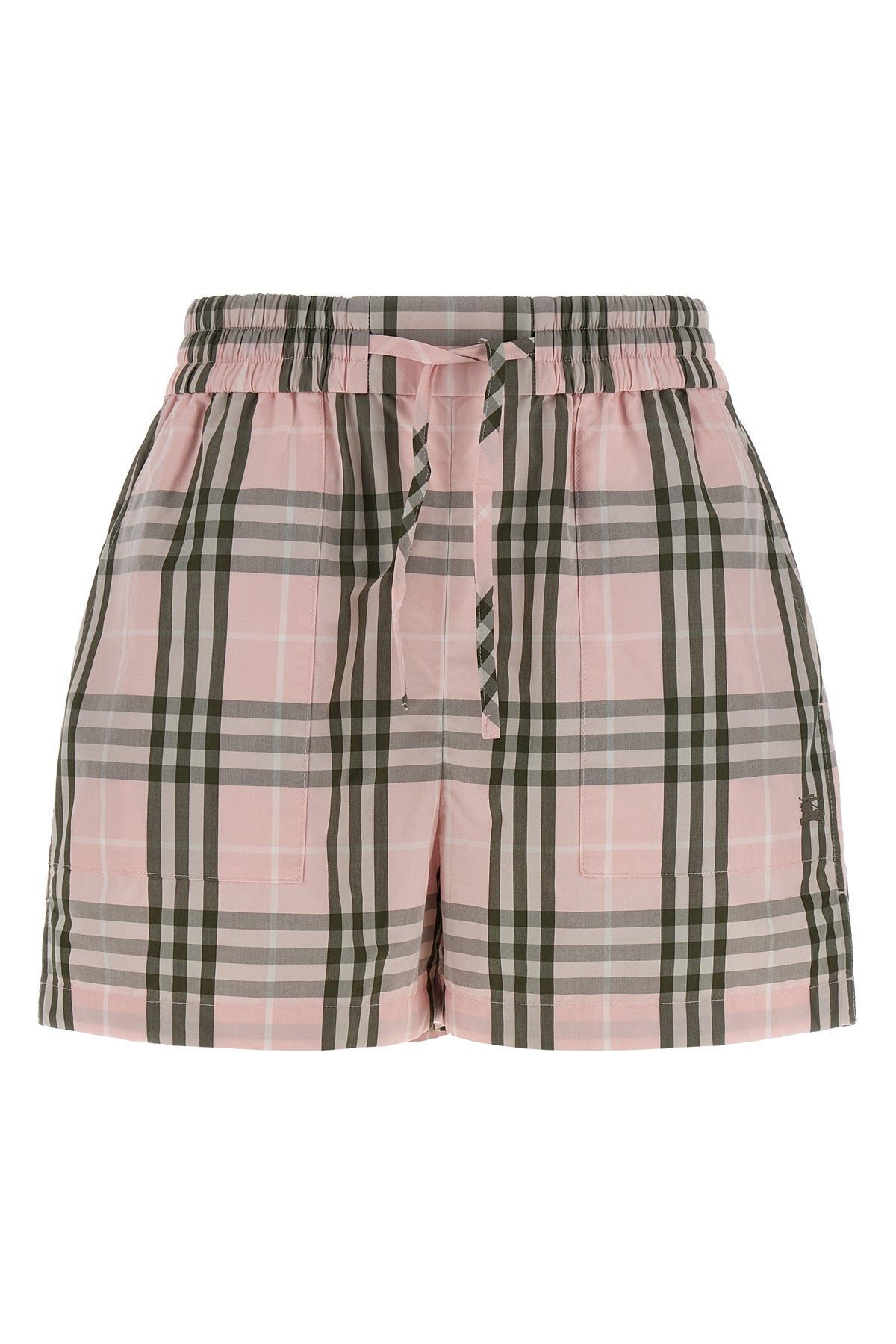 BURBERRY 6 evelyn chk short in light cotton