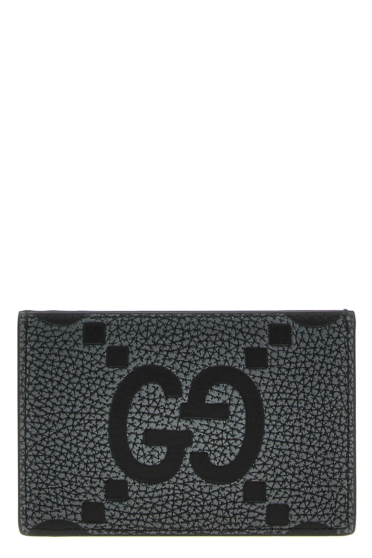 GUCCI OS maxi gg hammered leather card holder