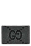 maxi gg hammered leather card holder