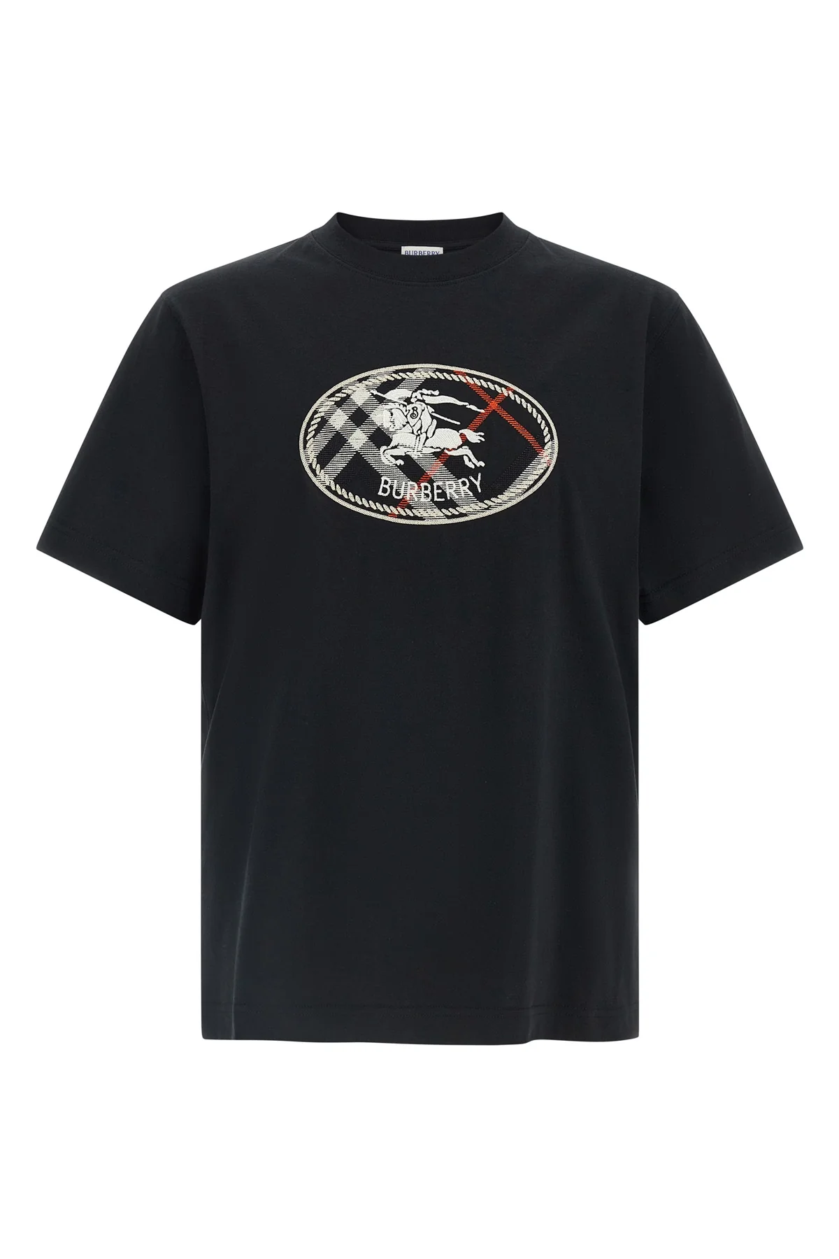 BURBERRY L burberry ryan medium black cotton jersey t-shirt