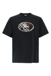 burberry ryan medium black cotton jersey t-shirt