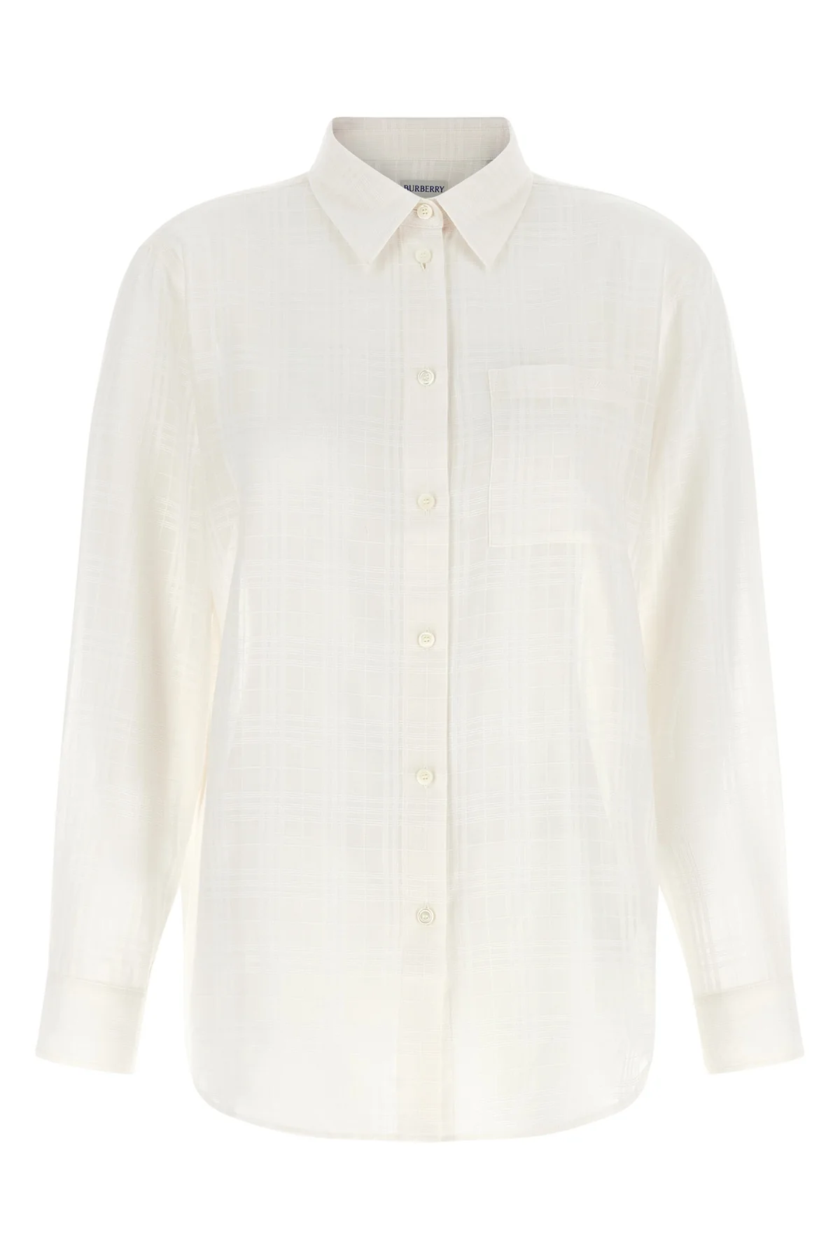 the burberry emma shirt redefines the codes of everyday elegance through metic
