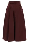 burberrys midi skirt exemplifies a precise sartorial construction through a str