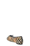 burberry highgate ballet flats redefine the codes of flat footwear through cla