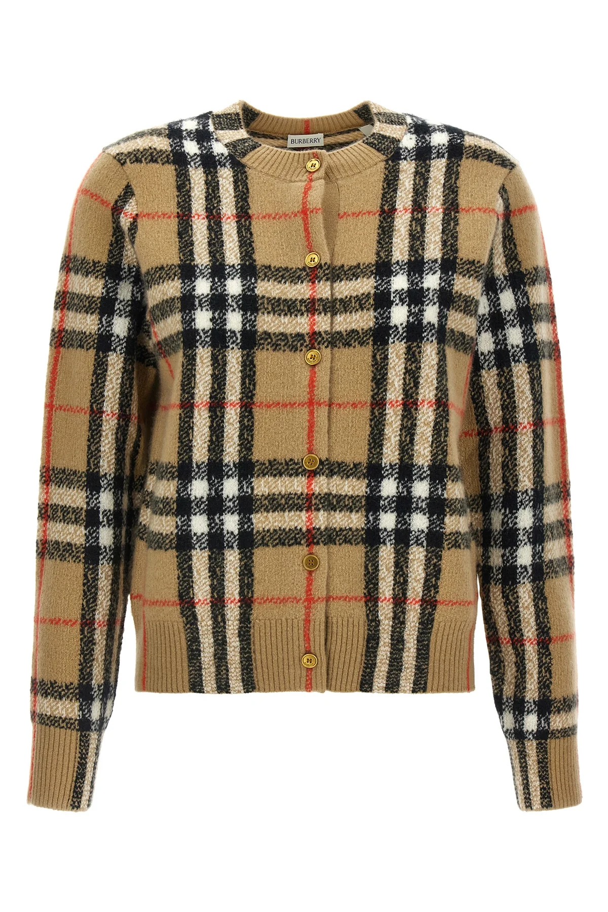 the burberry clara cardigan defines the codes of luxury knitwear through impec