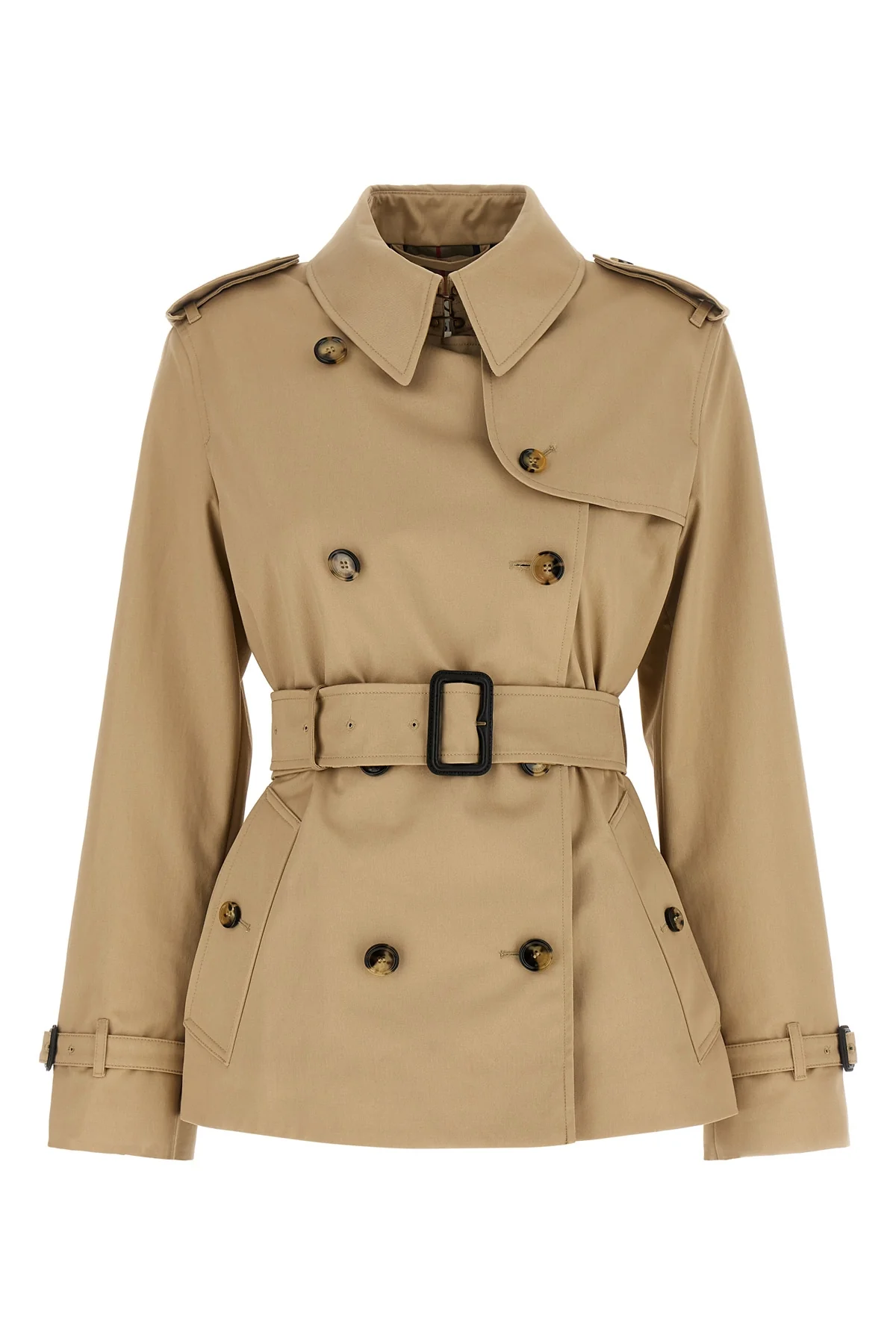 burberrys short lakefield trench coat redefines the codes of outerwear throug