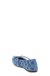 gucci gg denim ballet flats