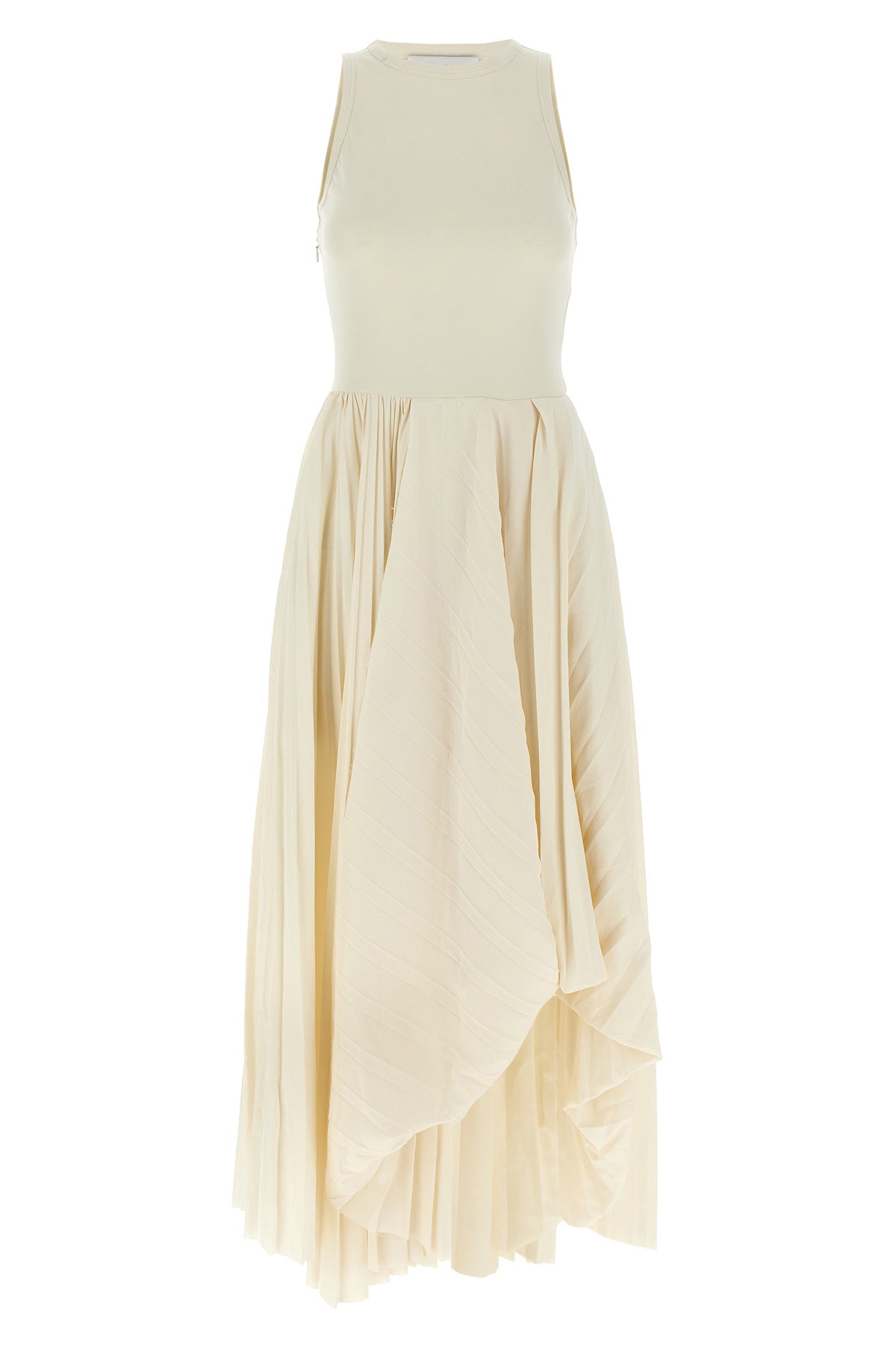 MCQUEEN 38 long dress in cotton jersey