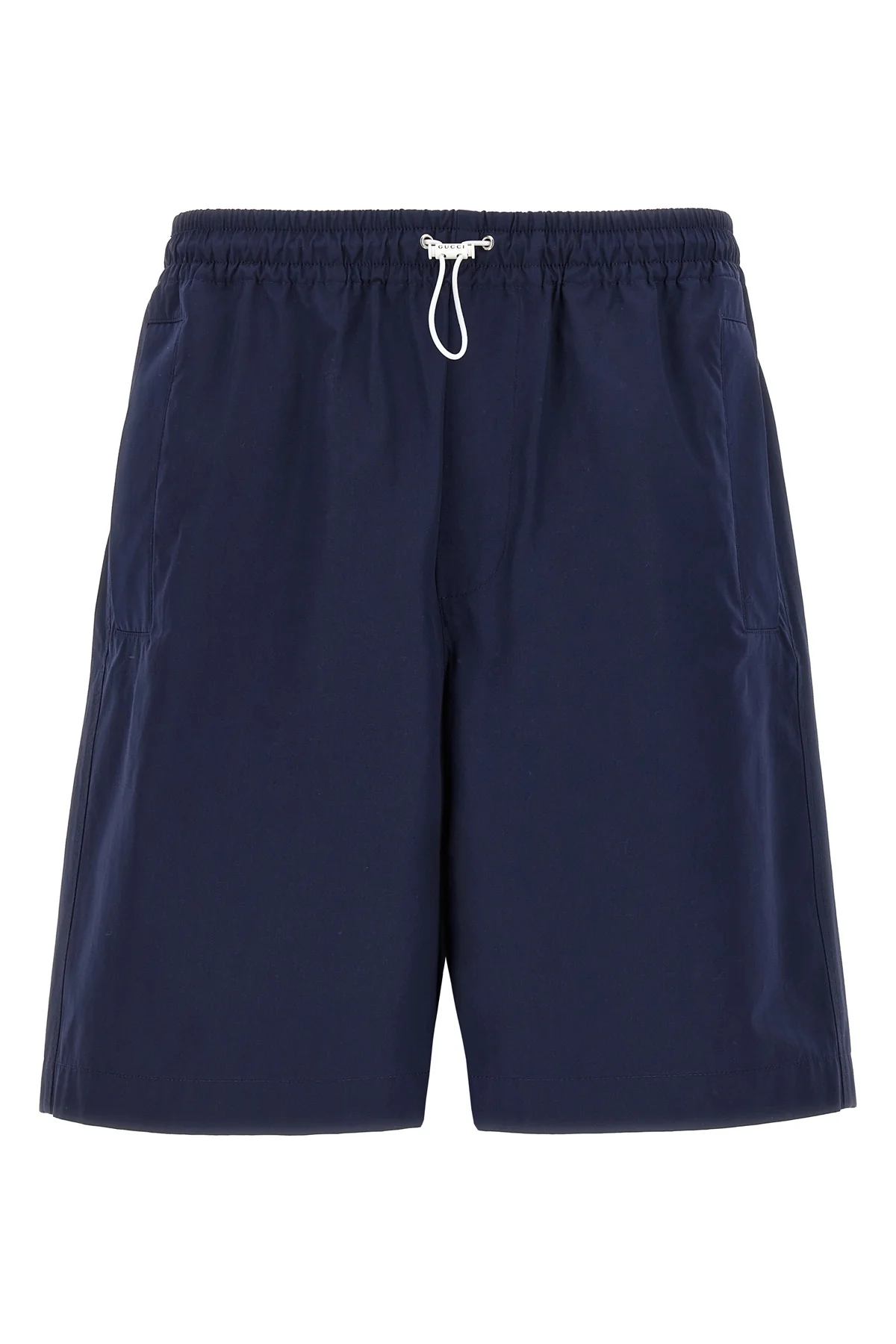 bermuda shorts in heavy cotton poplin