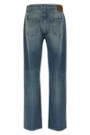 stonewashed cotton denim jeans
