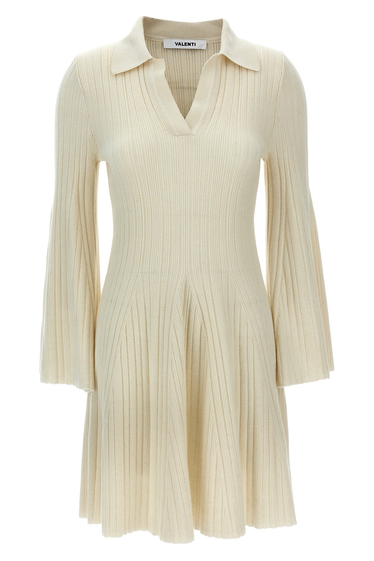 ANTONINO VALENTI 38 hester skater ribbed cashmere dress