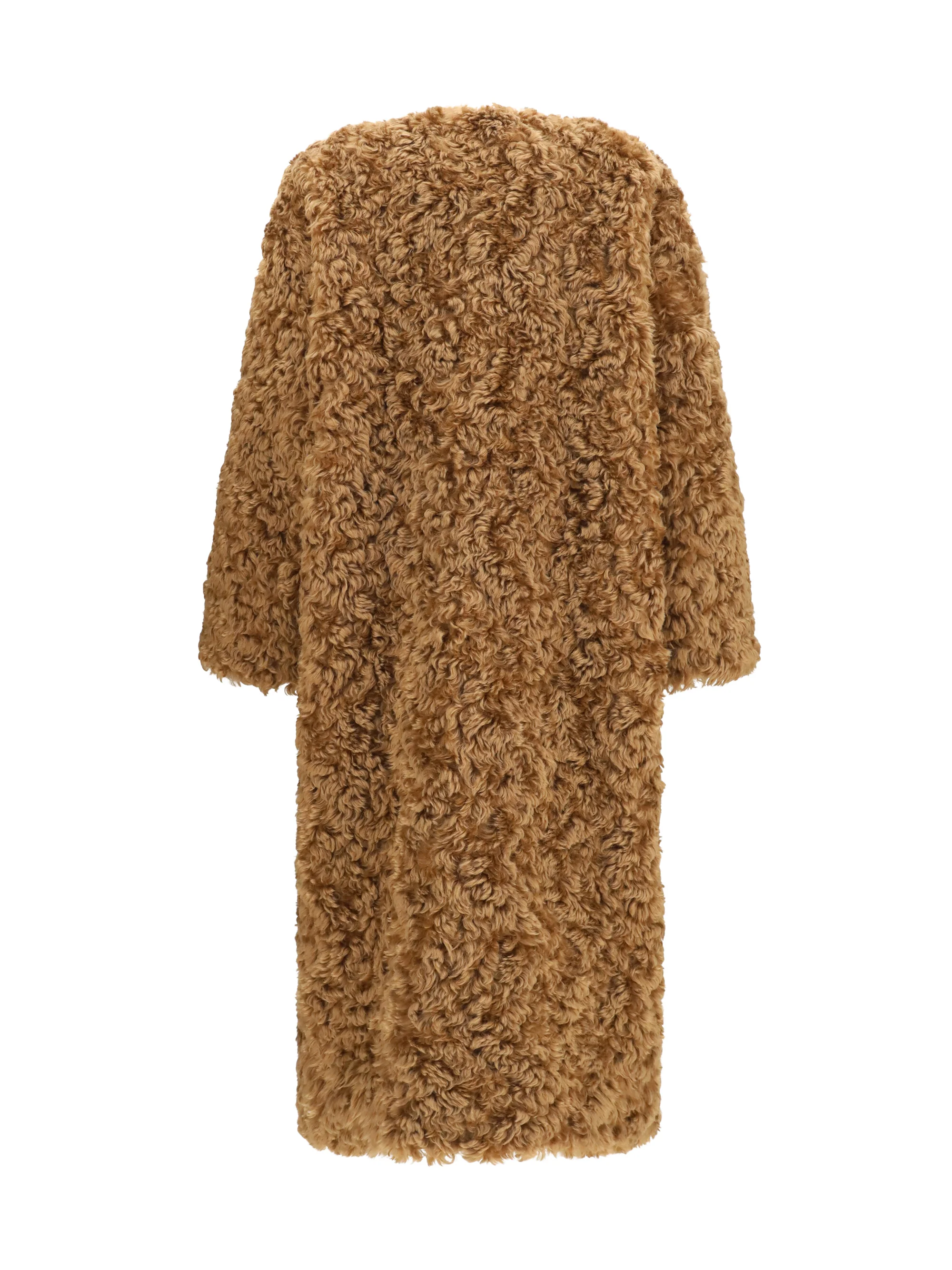 long plush coat
