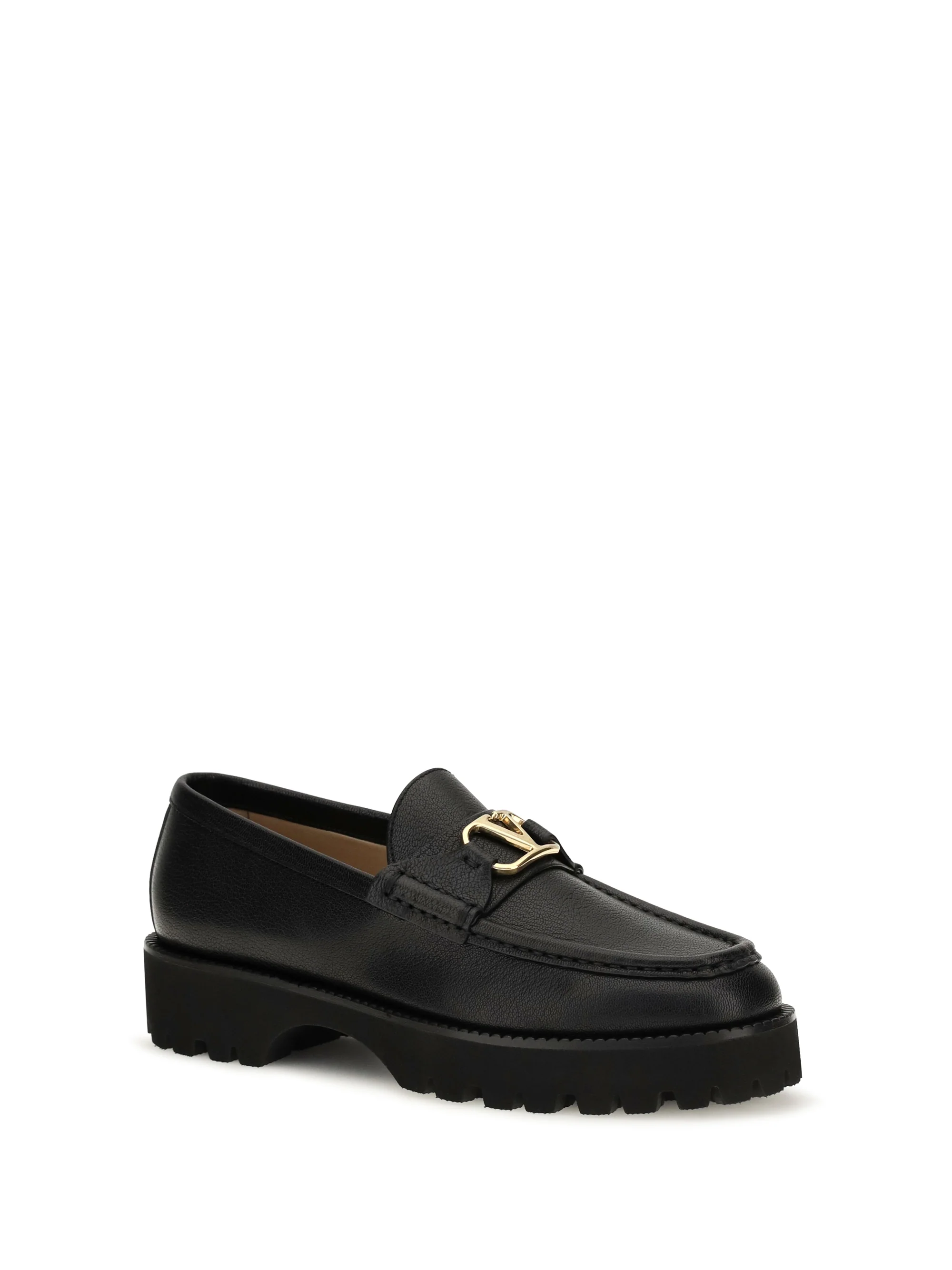 VALENTINO GARAVANI 36 vlogo signature leather loafers