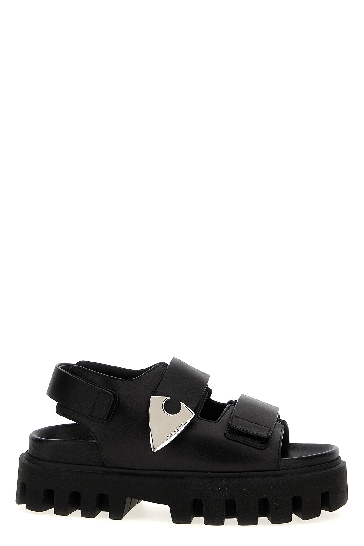 ALEXANDER MCQUEEN 38 parachute leather sandals