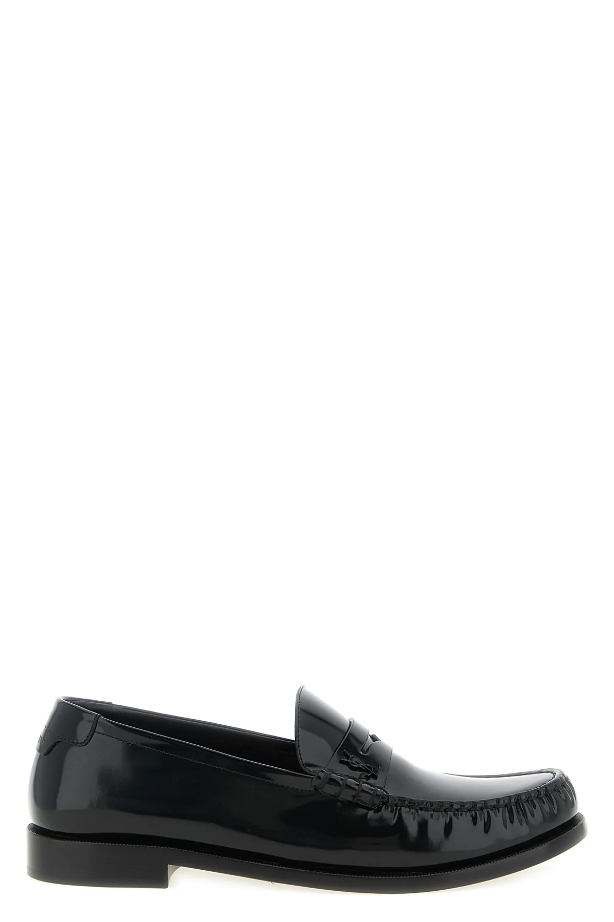 SAINT LAURENT 40 le loafer loafers in shiny leather